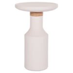 Αγόρασε ΒΟΗΘΗΤΙΚΟ ΤΡΑΠΕΖΙ TRED(T) HM18169.02 FIBER CEMENT ΛΕΥΚΟ-ΦΥΣΙΚΟ RATTAN--Φ40x61Υεκ. σε μοναδική τιμή στο clickforshop.gr