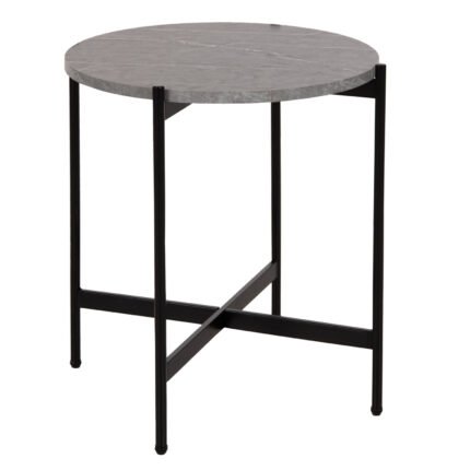 Αγόρασε ΒΟΗΘΗΤΙΚΟ ΤΡΑΠΕΖΙ HM9589.02 MDF ΓΚΡΙ ΜΑΡΜΑΡΟ-ΜΑΥΡΗ ΜΕΤΑΛΛΙΚΗ ΒΑΣΗ Φ50x55Υεκ. σε μοναδική τιμή στο clickforshop.gr