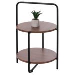 Αγόρασε ΒΟΗΘΗΤΙΚΟ ΤΡΑΠΕΖΙ SYLO HM9618.02 MDF ΣΕ ΚΑΡΥΔΙ-ΜΑΥΡΟ ΜΕΤΑΛΛΟ Φ44x66Υεκ. σε μοναδική τιμή στο clickforshop.gr