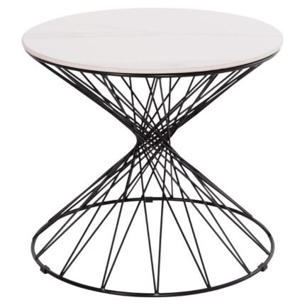 Αγόρασε ΒΟΗΘΗΤΙΚΟ ΤΡΑΠΕΖΙ ΣΑΛΟΝΙΟΥ GRESAM HM18039.01 ΚΕΡΑΜΙΚΟ TOP-ΜΕΤΑΛΛΟ Φ50x44Υεκ. σε μοναδική τιμή στο clickforshop.gr