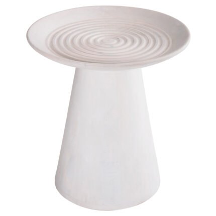 Αγόρασε ΒΟΗΘΗΤΙΚΟ ΤΡΑΠΕΖΙ ΣΤΡΟΓΓΥΛΟ ROSS HM9708 ΜΑΣΙΦ ΞΥΛΟ MANGO ΣΕ ΛΕΥΚΟ Φ45x48Υεκ. σε μοναδική τιμή στο clickforshop.gr