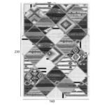 ΧΑΛΙ ΣΑΛΟΝΙΟΥ ETHNIC ΜΕ ΚΡΟΣΙΑ JOSIANE ΓΚΡΙ HM7675.21 160X230 εκ. - Image 2