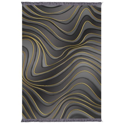 Αγόρασε ΧΑΛΙ ΣΑΛΟΝΙΟΥ ΜΕ ΚΡΟΣΙΑ JOSIANE ΧΡΥΣΟ ΓΚΡΙ HM7675.42 160X230εκ. σε μοναδική τιμή στο clickforshop.gr