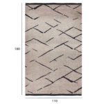 ΧΑΛΙ ΣΑΛΟΝΙΟΥ CALLISTO ΜΕ ΚΡΟΣΙΑ HM7813.05 ΕΚΡΟΥ ΜΑΥΡΟ 180X110 εκ. - Image 2