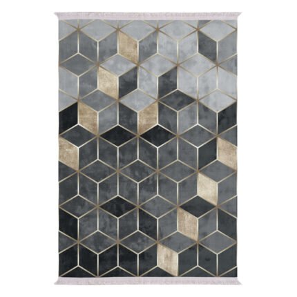 Αγόρασε ΧΑΛΙ ΣΑΛΟΝΙΟΥ JOSIANE ΜΕ ΚΡΟΣΙΑ HM7814.18 ΓΚΡΙ ΧΡΥΣΟ 145X220 εκ. σε μοναδική τιμή στο clickforshop.gr