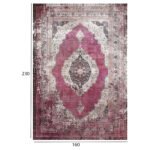 ΧΑΛΙ ΣΑΛΟΝΙΟΥ VINTAGE ΜΕ ΚΡΟΣΙΑ JOSIANE ΚΟΚΚΙΝΟ HM7675.08  160X230 εκ. - Image 2