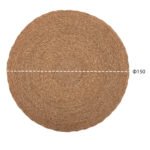 ΧΑΛΙ ΣΤΡΟΓΓΥΛΟ CRATER HM7849 MENDONG GRASS ΣΕ ΦΥΣΙΚΟ ΧΡΩΜΑ Φ150εκ. - Image 2