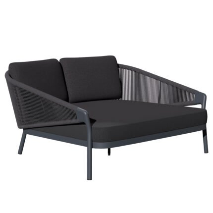 Αγόρασε DAYBED ΣΕΙΡΑ XANTION ΗM6474.01 ΣΚΟΥΡΟ ΓΚΡΙ ΑΛΟΥΜΙΝΙΟ-ΣΧΟΙΝΙ-OLEFIN 157x147x88Υεκ σε μοναδική τιμή στο clickforshop.gr
