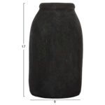 ΔΙΑΚΟΣΜΗΤΙΚA ΒΑΖA ΑΠΟ TERRACOTTA ΑΝΘΡΑΚΙ HM7711 - Image 2