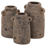 Αγόρασε ΔΙΑΚΟΣΜΗΤΙΚA ΣΕΤ 3ΤΜΧ ΒΑΖA ΑΠΟ TERRACOTTA ΓΚΡΙ HM7710.11 Φ12Χ22Υ εκ σε μοναδική τιμή στο clickforshop.gr