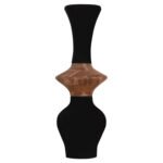 ΔΙΑΚΟΣΜΗΤΙΚΟ ΒΑΖΟ ΔΑΠΕΔΟΥ NEBULA HM4660.01S FIBER CEMENT Φ45x115Υεκ ΜΑΥΡΟ--ΞΥΛΟ ΤΕΑΚ - Image 3
