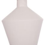 ΔΙΑΚΟΣΜΗΤΙΚΟ ΒΑΖΟ ΔΑΠΕΔΟΥ NEBULA HM4661.02 FIBER CEMENT ΛΕΥΚΟ--ΞΥΛΟ ΤΕΑΚ Φ60x115Υεκ. - Image 5