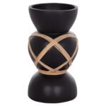 Αγόρασε ΔΙΑΚΟΣΜΗΤΙΚΟ ΒΑΖΟ ΔΑΠΕΔΟΥ MAYNARD HM4672.01S TERRACOTTA ΜΑΥΡΟ-RATTAN Φ27.5x50Υ σε μοναδική τιμή στο clickforshop.gr