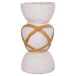 Αγόρασε ΔΙΑΚΟΣΜΗΤΙΚΟ ΒΑΖΟ ΔΑΠΕΔΟΥ MAYNARD HM4672.02L TERRACOTTA ΛΕΥΚΟ--RATTAN Φ32x62.5Υεκ. σε μοναδική τιμή στο clickforshop.gr