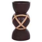 Αγόρασε ΔΙΑΚΟΣΜΗΤΙΚΟ ΒΑΖΟ ΔΑΠΕΔΟΥ MAYNARD HM4672.07L TERRACOTTA ΣΟΚΟΛΑΤΙ-RATTAN Φ32x62.5Υεκ σε μοναδική τιμή στο clickforshop.gr