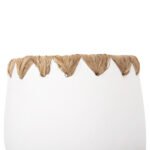 ΔΙΑΚΟΣΜΗΤΙΚΟ ΒΑΖΟ HM4369 ΤΕΡΑΚΟΤΑ ΣΕ ΛΕΥΚΟ ΜΕ ΠΛΕΞΗ ΨΑΘΑΣ ΣΤΟ ΣΤΟΜΙΟ Φ13x16Υεκ. - Image 5