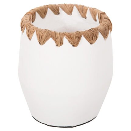 Αγόρασε ΔΙΑΚΟΣΜΗΤΙΚΟ ΒΑΖΟ HM4369 ΤΕΡΑΚΟΤΑ ΣΕ ΛΕΥΚΟ ΜΕ ΠΛΕΞΗ ΨΑΘΑΣ ΣΤΟ ΣΤΟΜΙΟ Φ13x16Υεκ. σε μοναδική τιμή στο clickforshop.gr