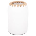 Αγόρασε ΔΙΑΚΟΣΜΗΤΙΚΟ ΒΑΖΟ HM4377 ΤΕΡΑΚΟΤΑ ΣΕ ΛΕΥΚΟ ΜΕ ΠΛΕΞΗ ΨΑΘΑΣ ΣΤΟ ΣΤΟΜΙΟ Φ21Χ32εκ. σε μοναδική τιμή στο clickforshop.gr