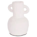 ΔΙΑΚΟΣΜΗΤΙΚΟ ΒΑΖΟ ΣΕΙΡΑ CLAYVON HM4406 ΤΕΡΑΚΟΤΑ ΣΕ ΛΕΥΚΟ Φ14x20Υεκ. - Image 5