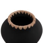 ΔΙΑΚΟΣΜΗΤΙΚΟ ΒΑΖΟ RENTON(M) HM4732 ΤΕΡΑΚΟΤΑ ΜΑΥΡH-ΠΛΕΞΗ ΨΑΘΑΣ ΣΤΟ ΣΤΟΜΙΟ Φ28x23Υεκ - Image 5