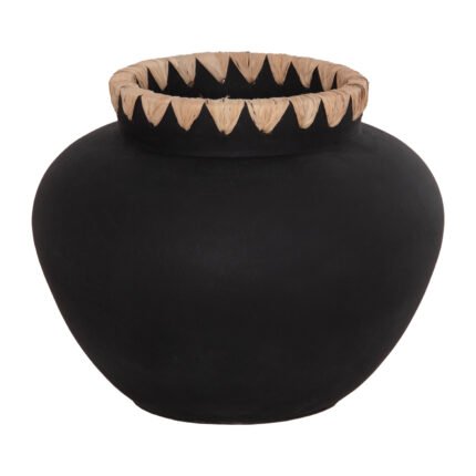 Αγόρασε ΔΙΑΚΟΣΜΗΤΙΚΟ ΒΑΖΟ RENTON(M) HM4732 ΤΕΡΑΚΟΤΑ ΜΑΥΡH-ΠΛΕΞΗ ΨΑΘΑΣ ΣΤΟ ΣΤΟΜΙΟ Φ28x23Υεκ σε μοναδική τιμή στο clickforshop.gr