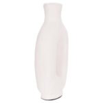 ΔΙΑΚΟΣΜΗΤΙΚΟ ΒΑΖΟ ΣΕΙΡΑ CLAYVON HM4409 ΤΕΡΑΚΟΤΑ ΣΕ ΛΕΥΚΟ 10x5x21Υεκ. - Image 4