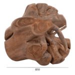 ΔΙΑΚΟΣΜΗΤΙΚΟ ΔΑΠΕΔΟΥ CLEMOR (L) HM18302 ΑΚΑΝΟΝΙΣΤΗ ΣΦΑΙΡΑ-ΞΥΛΟ ΤΕΑΚ--ΦΥΣΙΚΟ Φ50εκ. - Image 2