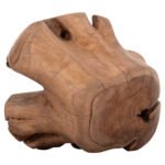 ΔΙΑΚΟΣΜΗΤΙΚΟ ΔΑΠΕΔΟΥ CLEMOR (L) HM18302 ΑΚΑΝΟΝΙΣΤΗ ΣΦΑΙΡΑ-ΞΥΛΟ ΤΕΑΚ--ΦΥΣΙΚΟ Φ50εκ. - Image 4