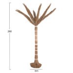 ΔΙΑΚΟΣΜΗΤΙΚΟ ΔΕΝΤΡΟ TROPIC HM4324 τ.ΦΟΙΝΙΚΑ ΑΠΟ MENDONG GRASS 280Yεκ. - Image 2