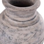 ΔΙΑΚΟΣΜΗΤΙΚΟ ΕΠΙΤΡΑΠΕΖΙΟ ΒΑΖΟ VERMO HM4393 ΤΕΡΑΚΟΤΑ ΣΕ ΑΝΟΙΧΤΟ ΓΚΡΙ Φ21x25Υεκ. - Image 5