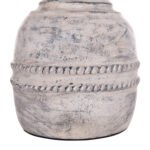 ΔΙΑΚΟΣΜΗΤΙΚΟ ΕΠΙΤΡΑΠΕΖΙΟ ΒΑΖΟ VERMO HM4393 ΤΕΡΑΚΟΤΑ ΣΕ ΑΝΟΙΧΤΟ ΓΚΡΙ Φ21x25Υεκ. - Image 6