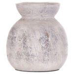 ΔΙΑΚΟΣΜΗΤΙΚΟ ΕΠΙΤΡΑΠΕΖΙΟ ΒΑΖΟ VERMO HM4396 ΤΕΡΑΚΟΤΑ ΣΕ ΑΝΟΙΧΤΟ ΓΚΡΙ Φ18x19Υεκ. - Image 3