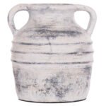 ΔΙΑΚΟΣΜΗΤΙΚΟ ΕΠΙΤΡΑΠΕΖΙΟ ΒΑΖΟ VERMO HM4398 ΤΕΡΑΚΟΤΑ ΣΕ ΑΝΟΙΧΤΟ ΓΚΡΙ Φ21x22Υεκ. - Image 5