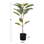 ΔΙΑΚΟΣΜΗΤΙΚΟ ΣΥΝΘΕΤΙΚΟ ΦΥΤΟ HM7972 OAK LEAF ΣΕ ΓΛΑΣΤΡΑ 85Υεκ. - Image 2