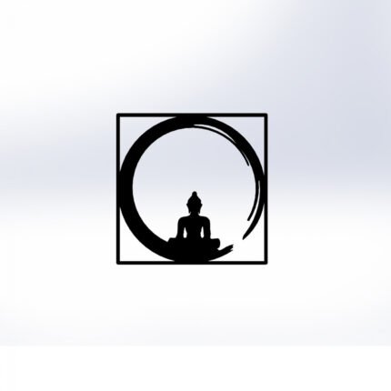 Αγόρασε ΔΙΑΚΟΣΜΗΤΙΚΟ ΤΟΙΧΟΥ 100% ΜΕΤΑΛΛΙΚΟ ΜΑΥΡΟ BUDDHA FIGURE 50Χ50 HM7210 σε μοναδική τιμή στο clickforshop.gr