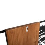 ΔΙΑΚΟΣΜΗΤΙΚΟ ΤΟΙΧΟΥ ΔΕΝΤΡΟ ΣΕ ΚΟΡΝΙΖΑ HM4650-ΦΥΛΛΑ ΜΕΤΑΛΛΟΥ-ΞΥΛΟ 90x3(βάθος)x58Υεκ. - Image 6