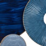 ΔΙΑΚΟΣΜΗΤΙΚΟ ΤΟΙΧΟΥ HM4207 ΜΕΤΑΛΛΟ ΣΕ ΜΠΛΕ ΑΠΟΧΡΩΣΕΙΣ 87x54 εκ. - Image 6