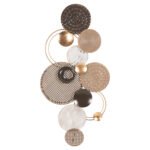 Αγόρασε ΔΙΑΚΟΣΜΗΤΙΚΟ ΤΟΙΧΟΥ HM4215 ΜΕΤΑΛΛΟ ΣΕ ΓΗΙΝΑ ΧΡΩΜΑΤΑ 60x5x122 εκ. σε μοναδική τιμή στο clickforshop.gr