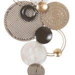 ΔΙΑΚΟΣΜΗΤΙΚΟ ΤΟΙΧΟΥ HM4215 ΜΕΤΑΛΛΟ ΣΕ ΓΗΙΝΑ ΧΡΩΜΑΤΑ 60x5x122 εκ. - Image 4