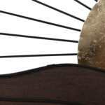 ΔΙΑΚΟΣΜΗΤΙΚΟ ΤΟΙΧΟΥ HM4219 ΔΙΑΦΟΡΕΣ ΑΠΟΧΡΩΣΕΙΣ ΞΥΛΟΥ-ΜΑΥΡΟ ΜΕΤΑΛΛΟ 117x3x50Υεκ. - Image 4