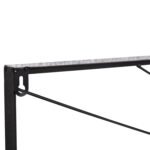 ΔΙΑΚΟΣΜΗΤΙΚΟ ΤΟΙΧΟΥ HM4219 ΔΙΑΦΟΡΕΣ ΑΠΟΧΡΩΣΕΙΣ ΞΥΛΟΥ-ΜΑΥΡΟ ΜΕΤΑΛΛΟ 117x3x50Υεκ. - Image 6