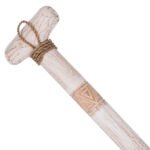 ΔΙΑΚΟΣΜΗΤΙΚΟ ΤΟΙΧΟΥ ΚΟΥΠΙ HM7709.02 ΑΠΟ ΜΑΣΙΦ ΞΥΛΟ ΑΛΜΠΑΣΙΑΣ ΛΕΥΚΟ 16,5x100 εκ. - Image 4