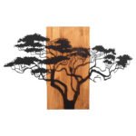 Αγόρασε ΔΙΑΚΟΣΜΗΤΙΚΟ ΤΟΙΧΟΥ ΦΙΓΟΥΡΑ ΔΕΝΤΡΟΥ HM4648-ΦΥΛΛΑ ΜΕΤΑΛΛΟΥ-ΞΥΛΟ 90x3(βάθος)x58Υεκ. σε μοναδική τιμή στο clickforshop.gr