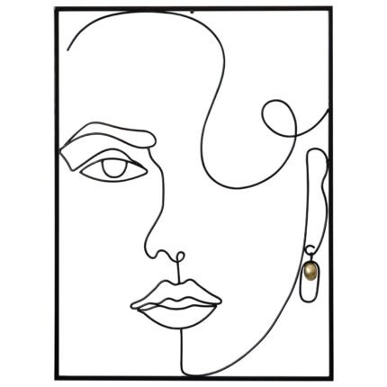 Αγόρασε ΔΙΑΚΟΣΜΗΤΙΚΟ ΤΟΙΧΟΥ ΜΕΤΑΛΛΙΚΟ ΜΑΥΡΟ HM7549 50.2x66.7x3.2 σε μοναδική τιμή στο clickforshop.gr