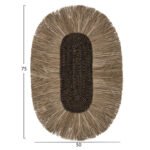 ΔΙΑΚΟΣΜΗΤΙΚΟ ΤΟΙΧΟΥ ΟΒΑΛ ΑΠΟ GRASS ΚΑΙ ΙΝΕΣ ΑΜΠΑΚΑ ΣΕ ΧΡΩΜΑ ΦΥΣΙΚΟ 50x5x75Yεκ.HM7794 - Image 2