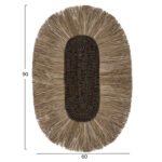 ΔΙΑΚΟΣΜΗΤΙΚΟ ΤΟΙΧΟΥ ΟΒΑΛ ΑΠΟ GRASS ΚΑΙ ΙΝΕΣ ΑΜΠΑΚΑ ΣΕ ΧΡΩΜΑ ΦΥΣΙΚΟ 60x5x90Yεκ.HM7795 - Image 2