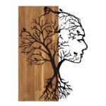 Αγόρασε ΔΙΑΚΟΣΜΗΤΙΚΟ ΤΟΙΧΟΥ ΟΨΗ ΓΥΝΑΙΚΑΣ HM4754-ΜΕΤΑΛΛΟ ΜΑΥΡΟ-ΞΥΛΟ 43x3(βάθος)x58Υεκ. σε μοναδική τιμή στο clickforshop.gr