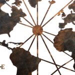 ΔΙΑΚΟΣΜΗΤΙΚΟ ΤΟΙΧΟΥ ΠΑΓΚΟΣΜΙΟΣ ΧΑΡΤΗΣ HM4656 ΜΕΤΑΛΛΟ ΧΑΛΚΙΝΟ 120x0,1x60Υεκ. - Image 4