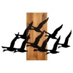 Αγόρασε ΔΙΑΚΟΣΜΗΤΙΚΟ ΤΟΙΧΟΥ ΠΟΥΛΙΑ HM4759-ΦΥΛΛΑ ΜΕΤΑΛΛΟΥ ΜΑΥΡΑ-ΞΥΛΟ 58x3(βάθος)x84Υεκ. σε μοναδική τιμή στο clickforshop.gr