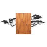 ΔΙΑΚΟΣΜΗΤΙΚΟ ΤΟΙΧΟΥ ΣΧΗΜΑ ΔΕΝΤΡΟΥ HM4653 ΜΕΤΑΛΛΟ-ΞΥΛΟ 148x3x70Υεκ. - Image 4